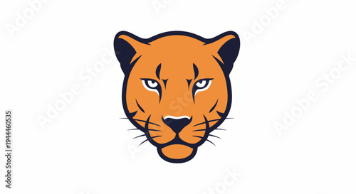 Cartoon illustration of a lioness head.