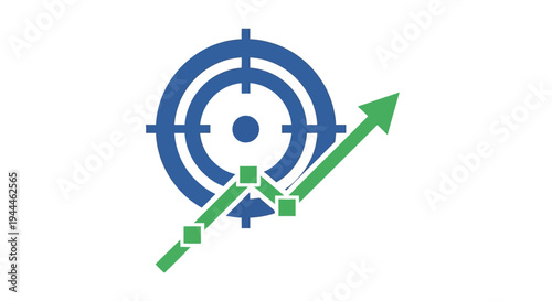 Business Target Growth Success Concept.