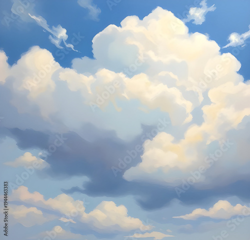 clouds, sky, mist, vapor, haze, skyline, sunlight, radiance, shine, brightness, softlight, calmness, serenity, peacefulness, openair, atmosphere, nature, scenery, backdrop, artwork, painting, watercol
