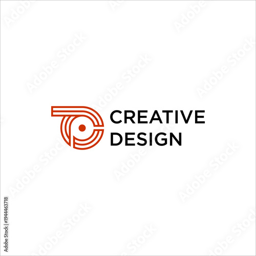Abstract initial TP or PT  Design Logo Vector Icon Modern Minimal Branding Symbol