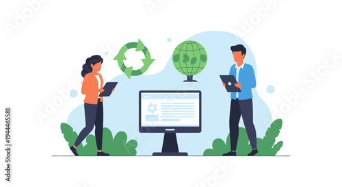 Digital Sustainability: Green Technology & Environmental Protection Solutions