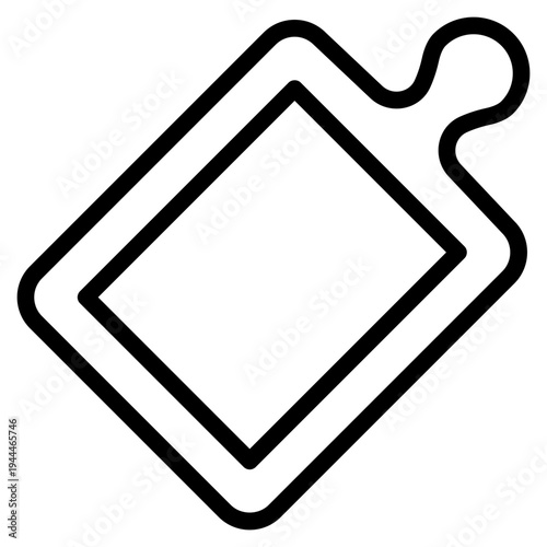 Chopping board icon vector illustration.