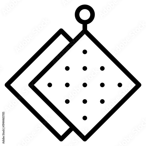 Pot holder icon vector illustration.