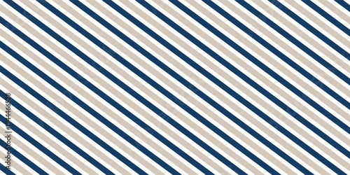 Bicolor Diagonal stripe pattern. Seamless pastel gray and cadet blue line background. Wrapping paper print with diagonal lines. Colorful package texture.