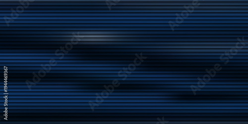 Blue and white abstract modern ribbed background with bright gradient. Vector illustration