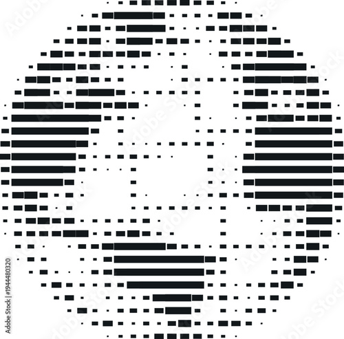 Earth Sphere Halftone