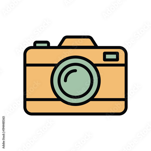 Digital camera icon vector design
