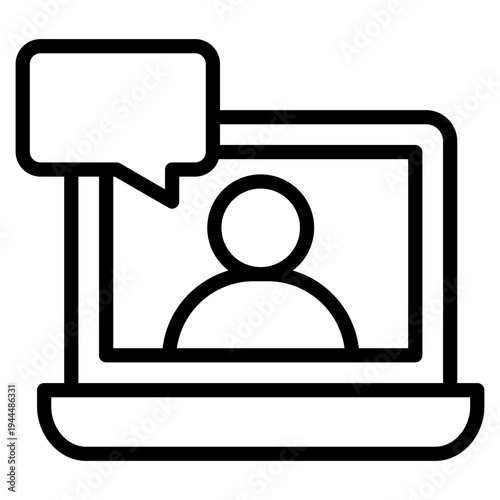 Online Mentoring Icon