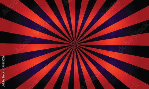 Bold Orange and Dark Blue Radial Burst Pattern for Striking Visuals