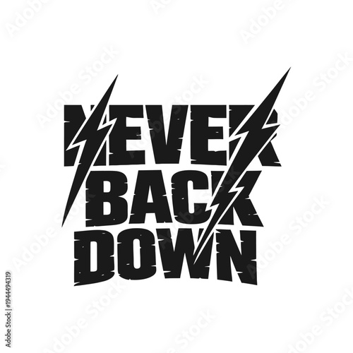 NEVER BACK DOWN 1