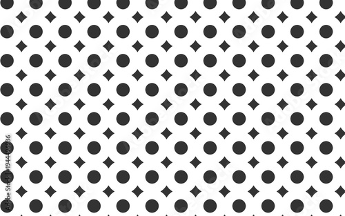 white circle seamless pattern for background, abstract metal background