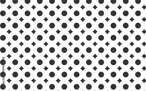 white circle seamless pattern for background, abstract metal background
