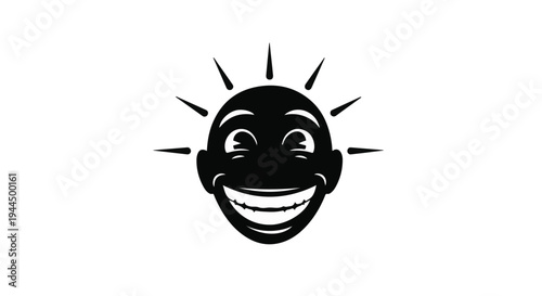 Face of the sun wearing a mask