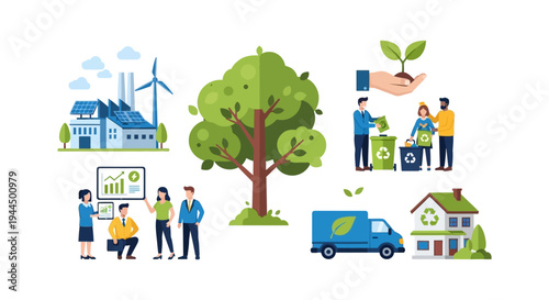 Environmental Sustainability: Renewable Energy, Recycling, and Green Business Strategy