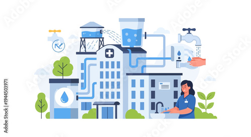 Hospital Water Management & Hygiene System. Sustainable Water Supply, Sanitation, and Handwashing in Healthcare Facilities.