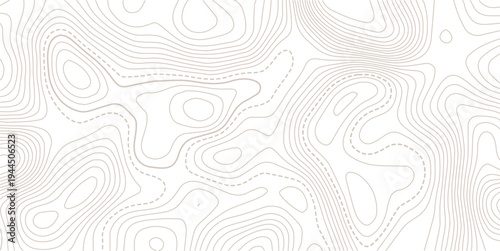 Abstract pattern with lines seamless pattern and topography. Topographic map lines, contour background. topo map texture. Dense lines, Background of the topographic map. Abstract bacground. 
