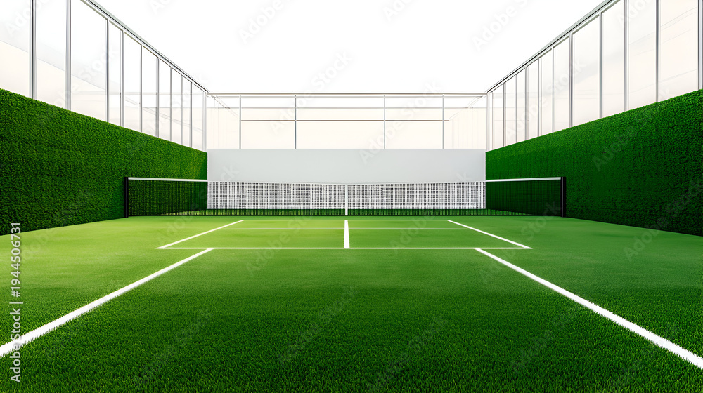 Fototapeta premium tennis court and net