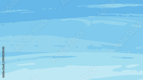 絵の具で描いたような空の背景イラスト_16:9