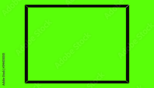 Frame for photos on green screen