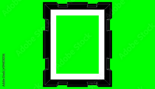 Frame for photos on screen