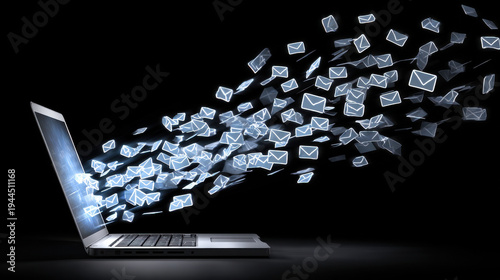 Email inbox spam laptop overload communication notification digital technology internet email inbox spam laptop overload communication notification digital technology internet connection email