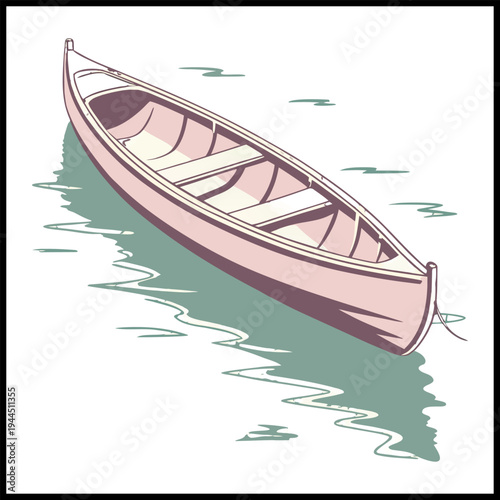 Vector Boat Design.