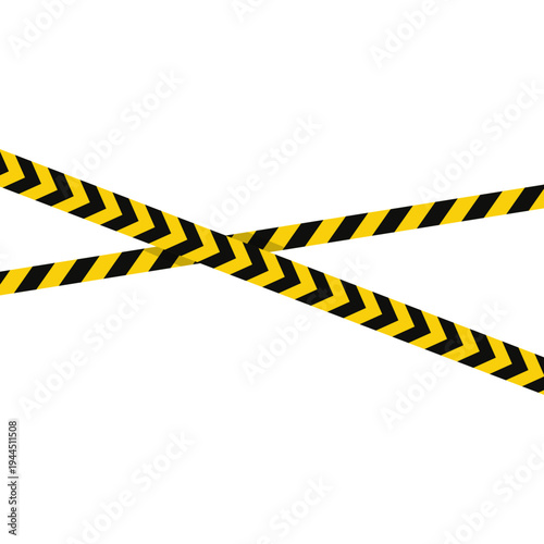 Caution Stipes Illustration