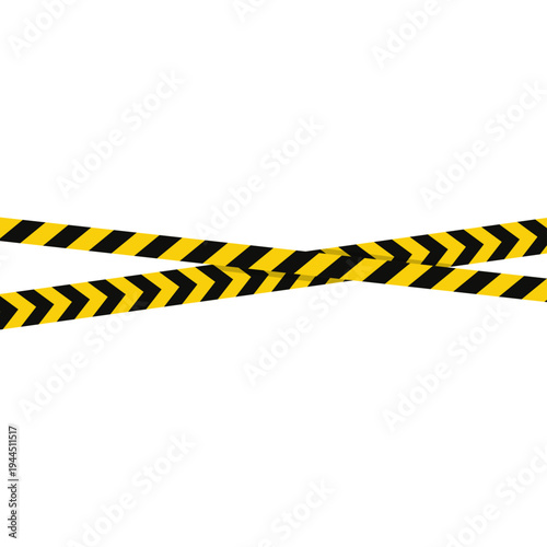 Caution Stipes Illustration
