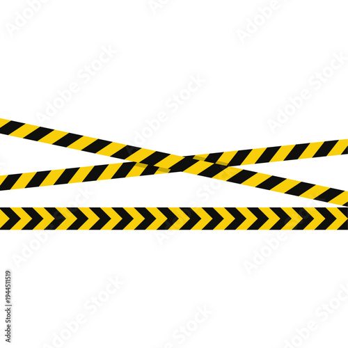 Caution Stipes Illustration