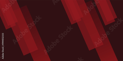 Modern abstract dark red gradient illustration background with 3d look and simple pattern. cool design and luxury. vector illustration