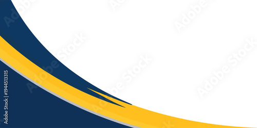blue and yellow wavy shape background. suitable for business poster design,ilustrasion.