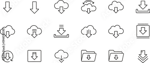 download icons set for web and mobile applications