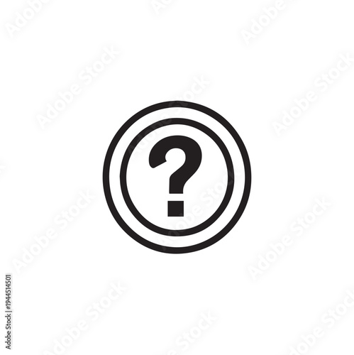 Question mark help icon vector editable EPS support symbol