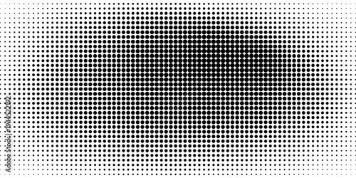 Grunge halftone angular gradient. Distress fade noise background. Retro pixel background texture. Black and white sand wallpaper. Vector textured grid surface. Anime or manga comic overlay.