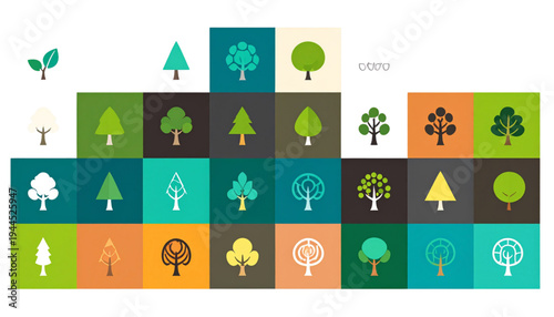 Diverse group of people icons representing various professions and activities isolated on transparent background