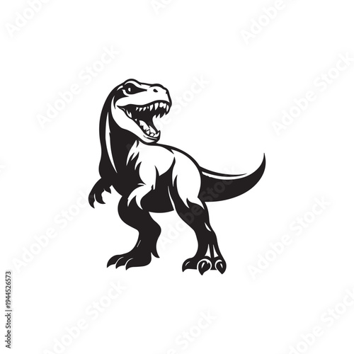 Roaring Tyrannosaurus Rex Dinosaur.