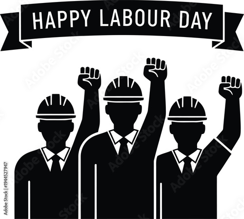Labour day celebration with workers in solidarity