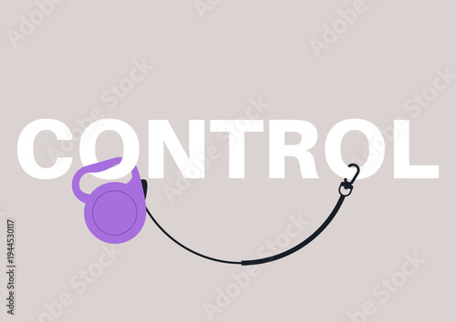 A vibrant purple retractable leash lays atop a soft, neutral background, illustrating the perfect blend of function and style while ensuring pets are safe during walks and training sessions.