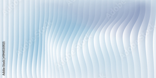 Vector texture background with soft blue gradient, vertical ripple lines and frosted translucent effect. Minimalist icy tone distortion, graphic window white