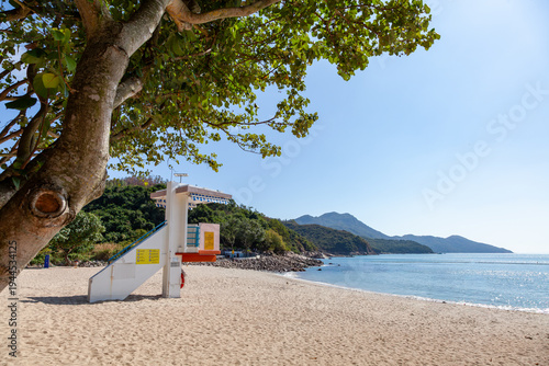 Canvas Print A beach in the isle of Hainan in China