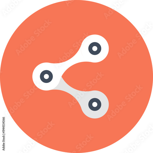 share flat web icon concept