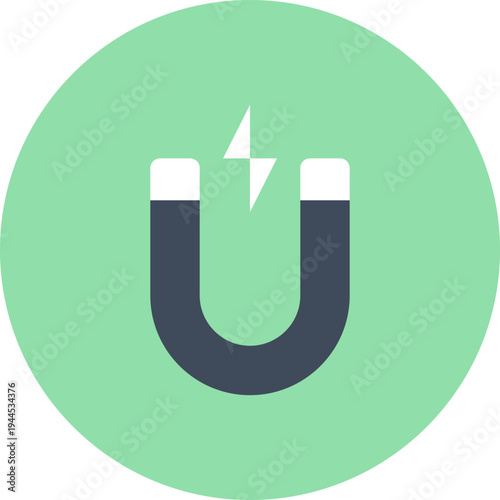 attracting customers flat web icon concept