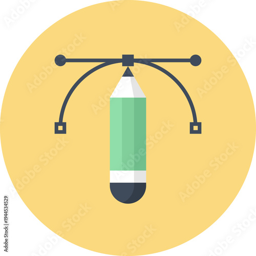 illustration flat web icon concept