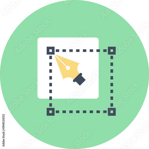 software flat web icon concept