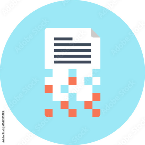 encryption flat web icon concept