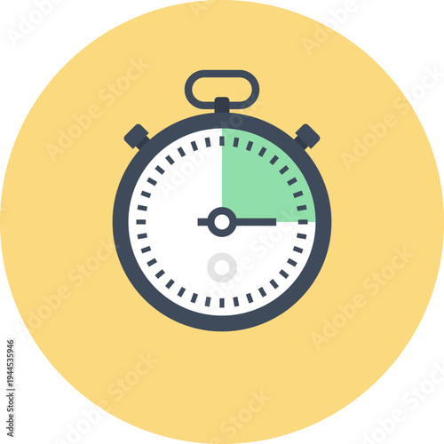 speed optimization flat web icon concept