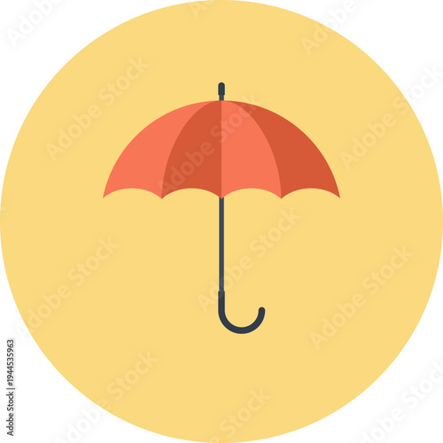 insurance flat web icon concept