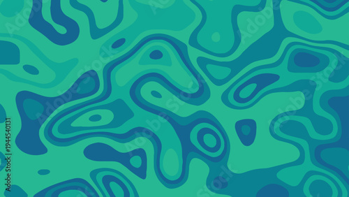 Colorful abstract wavy papercut layers background design vector