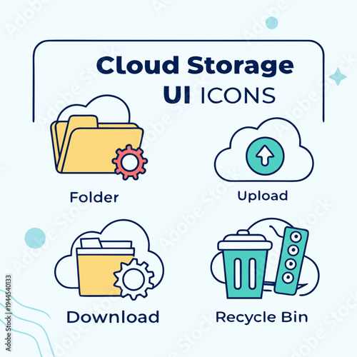 Cloud storage ui with folder upload download recycle
