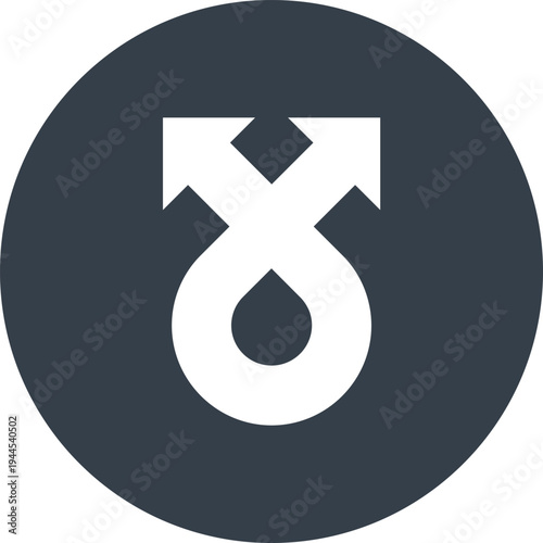 Arrow flat web icon concept